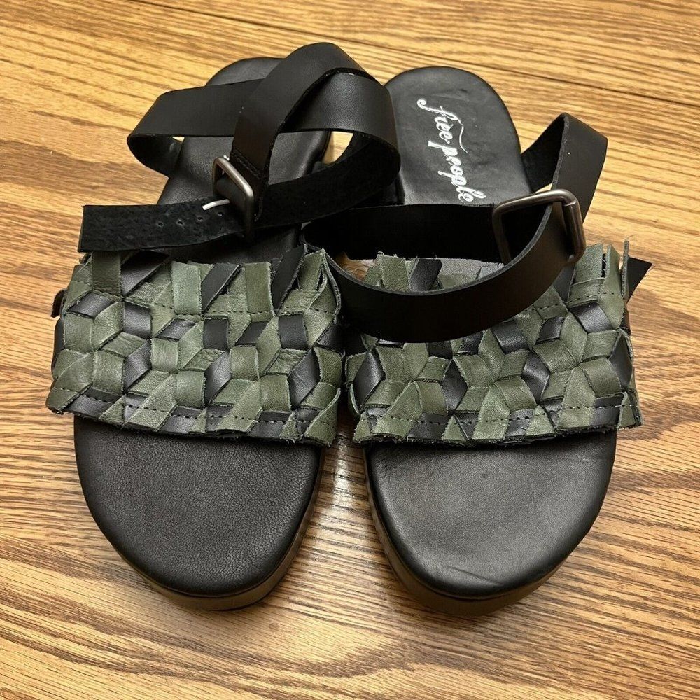 Free People Wedge Fringe Sandal Women's Size 39 8-8.5